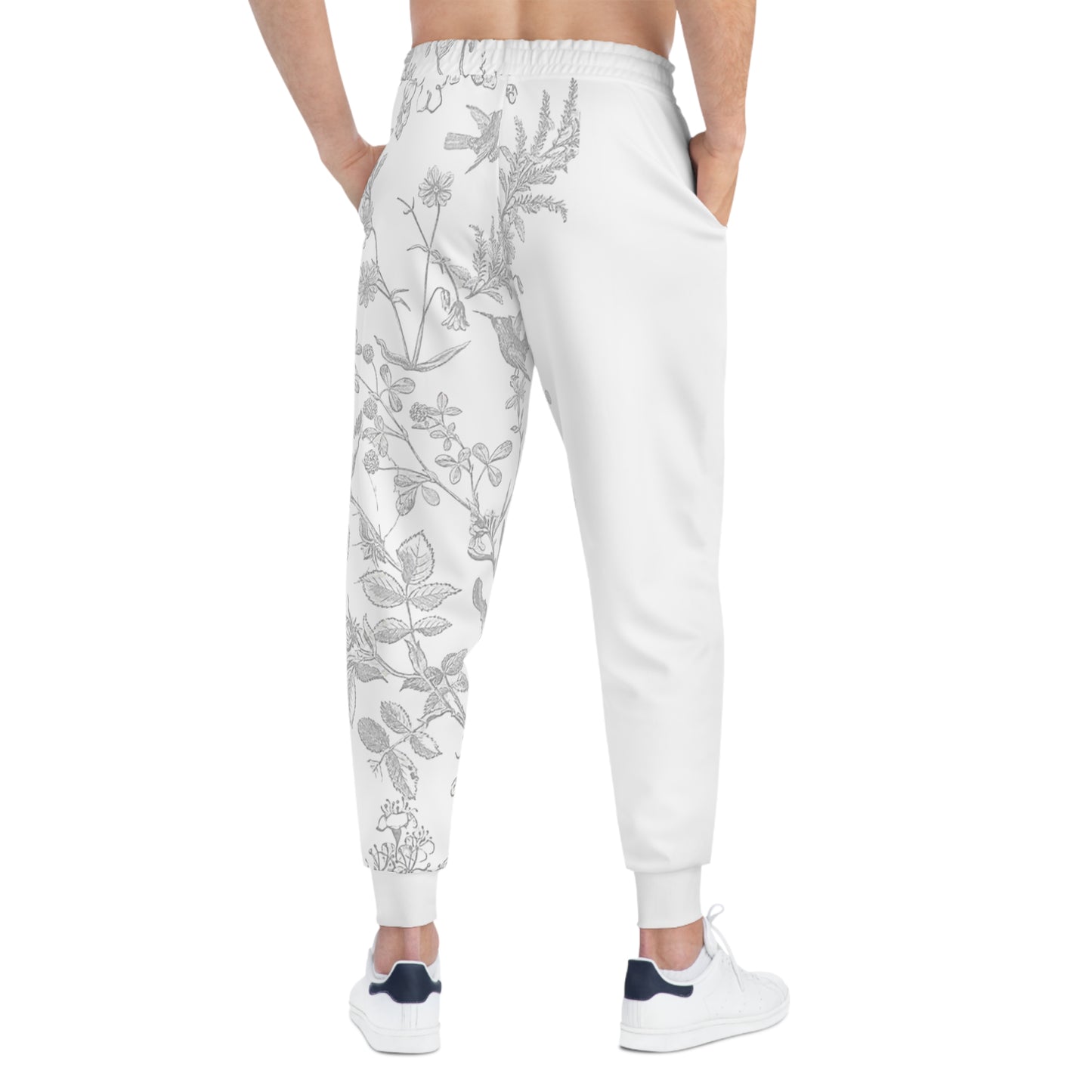 Floral Athletic Joggers, Sporty Lounge Pants, Yoga Wear, Gifts for Her, Cozy Activewear, Gym Essentials