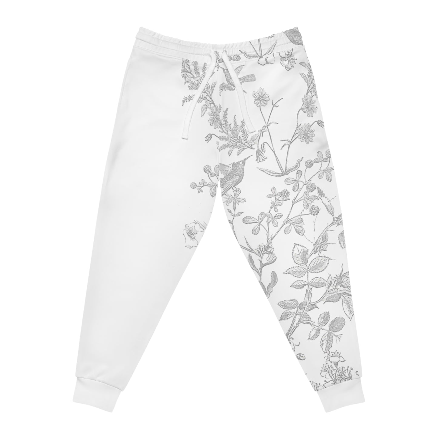 Floral Athletic Joggers, Sporty Lounge Pants, Yoga Wear, Gifts for Her, Cozy Activewear, Gym Essentials